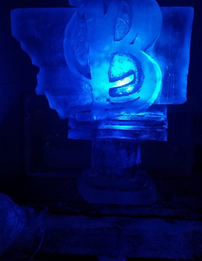 Logo Ice Sculpture