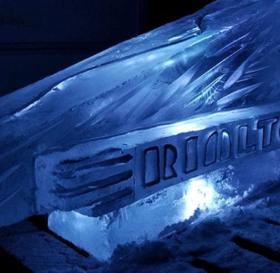 Logo Ice Sculpture