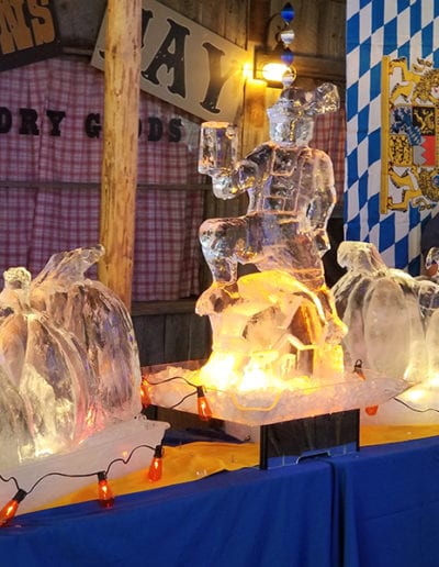 Octoberfest Ice Sculpture